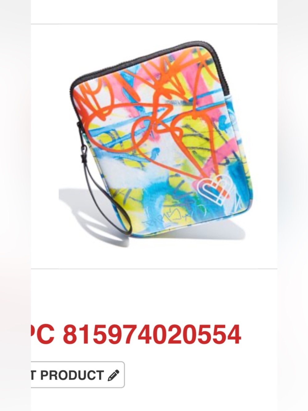 Bravery iPad case X lady Gaga NEW W TAGS.